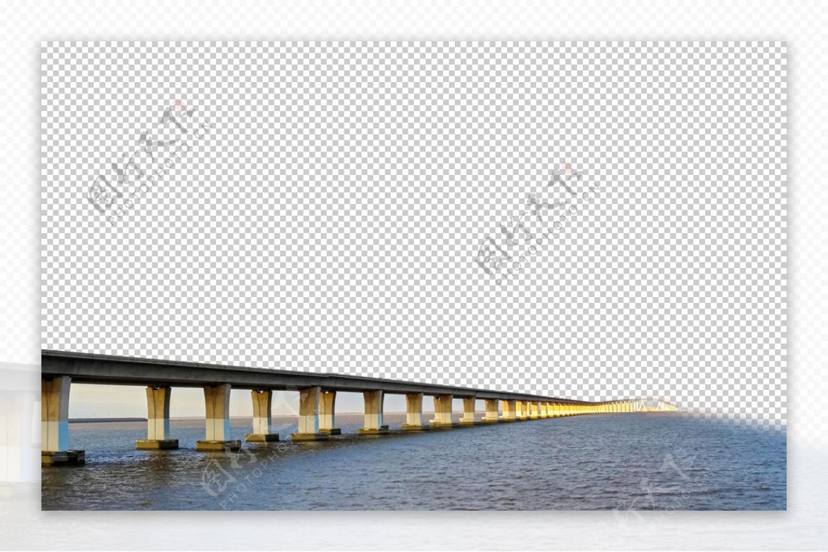 大桥建筑背景海报素材