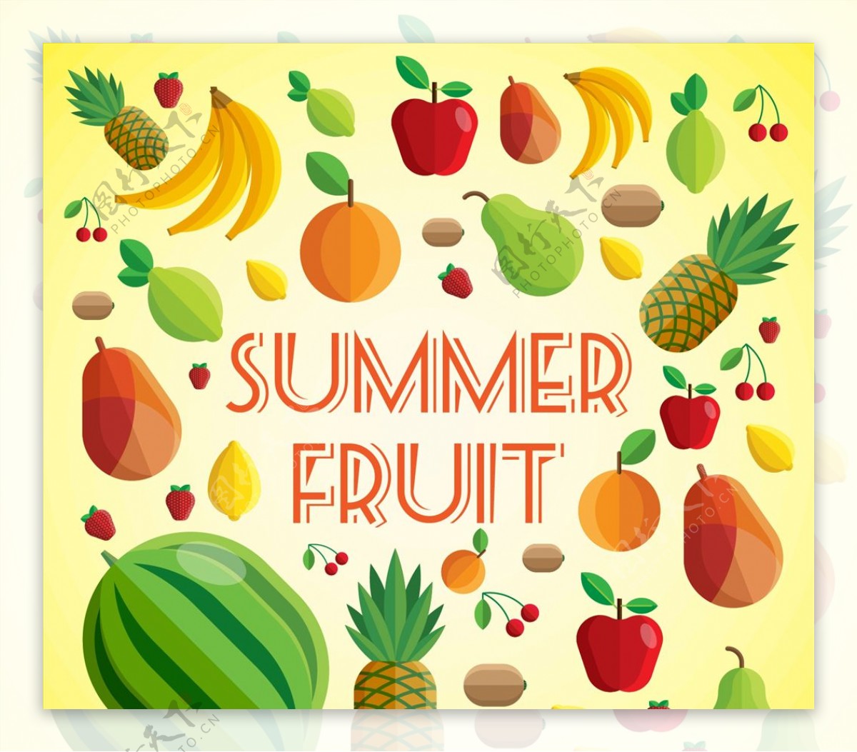 各种夏季水果图片