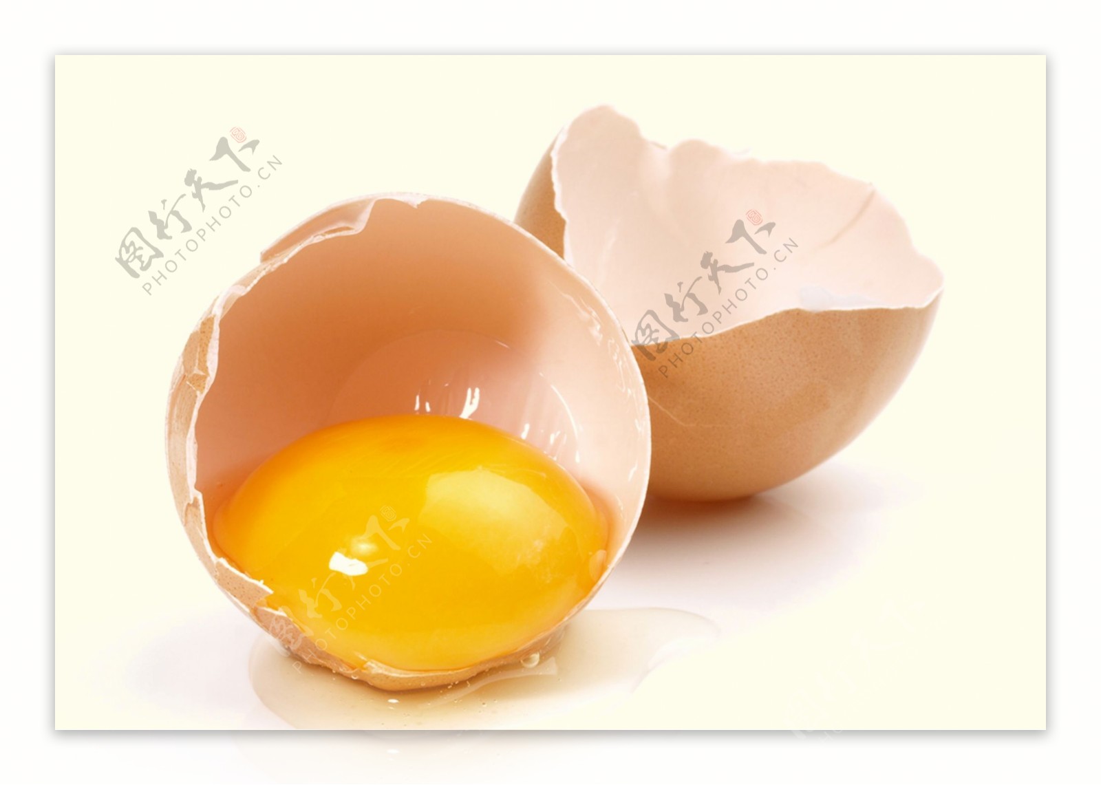 蛋壳蛋黄图片