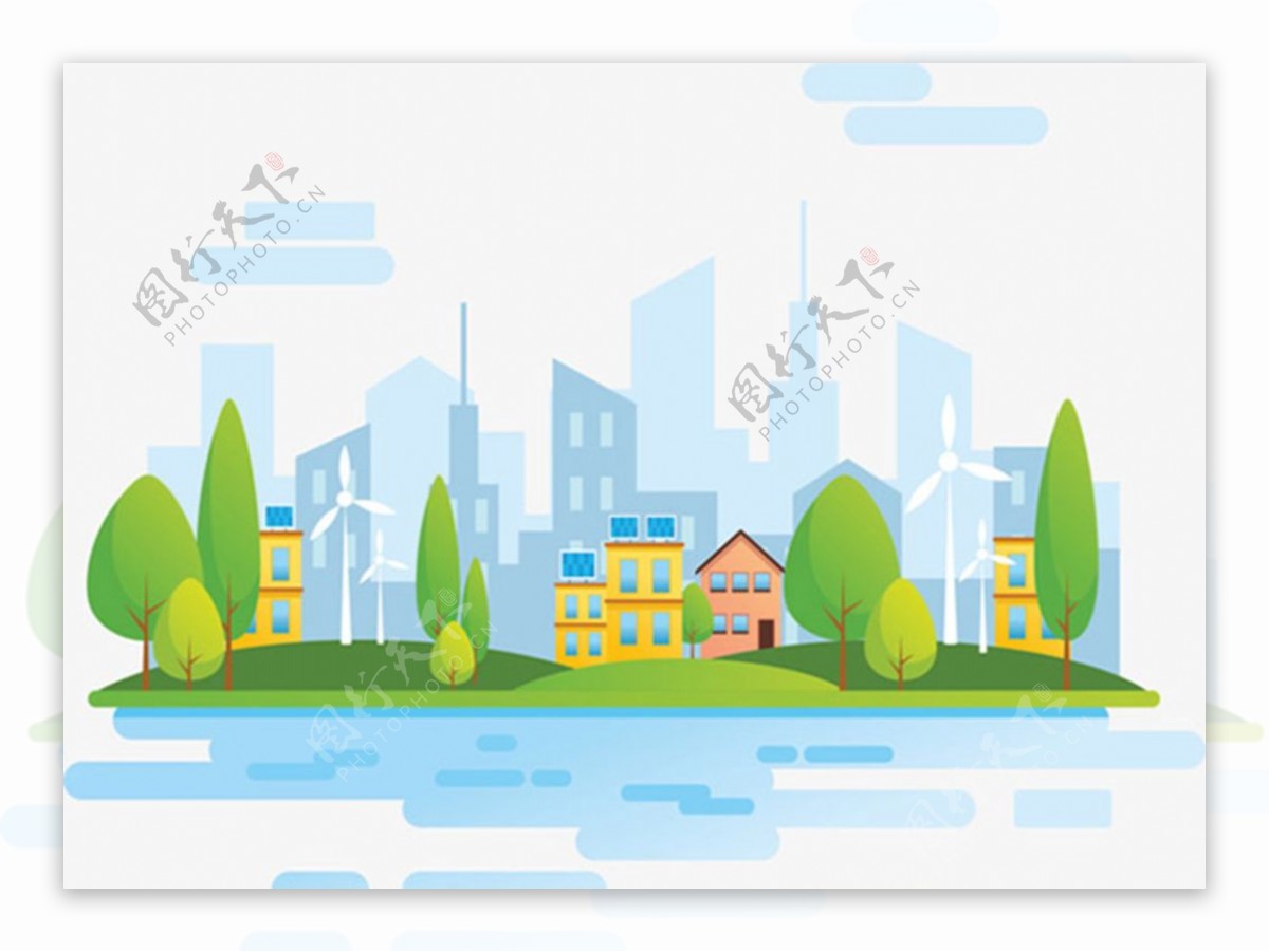 自然能源生态城市图片