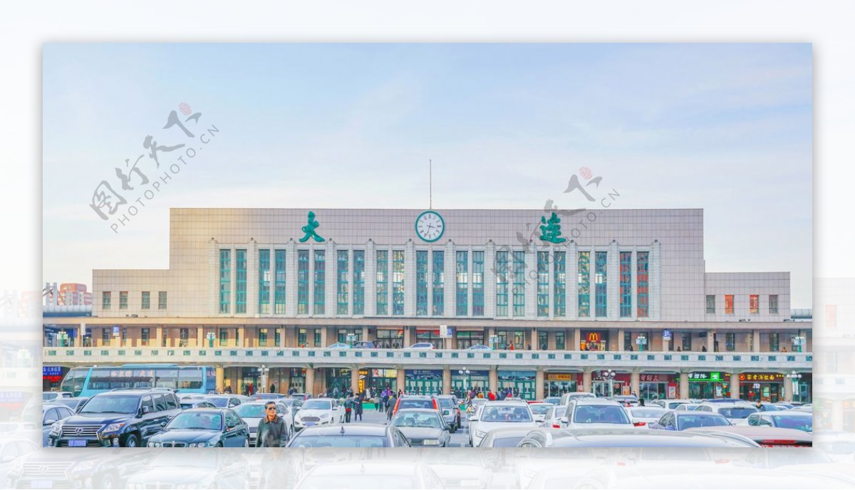 大连火车站图片