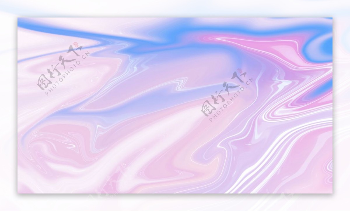 蓝粉色波纹水纹金属箔背景图图片