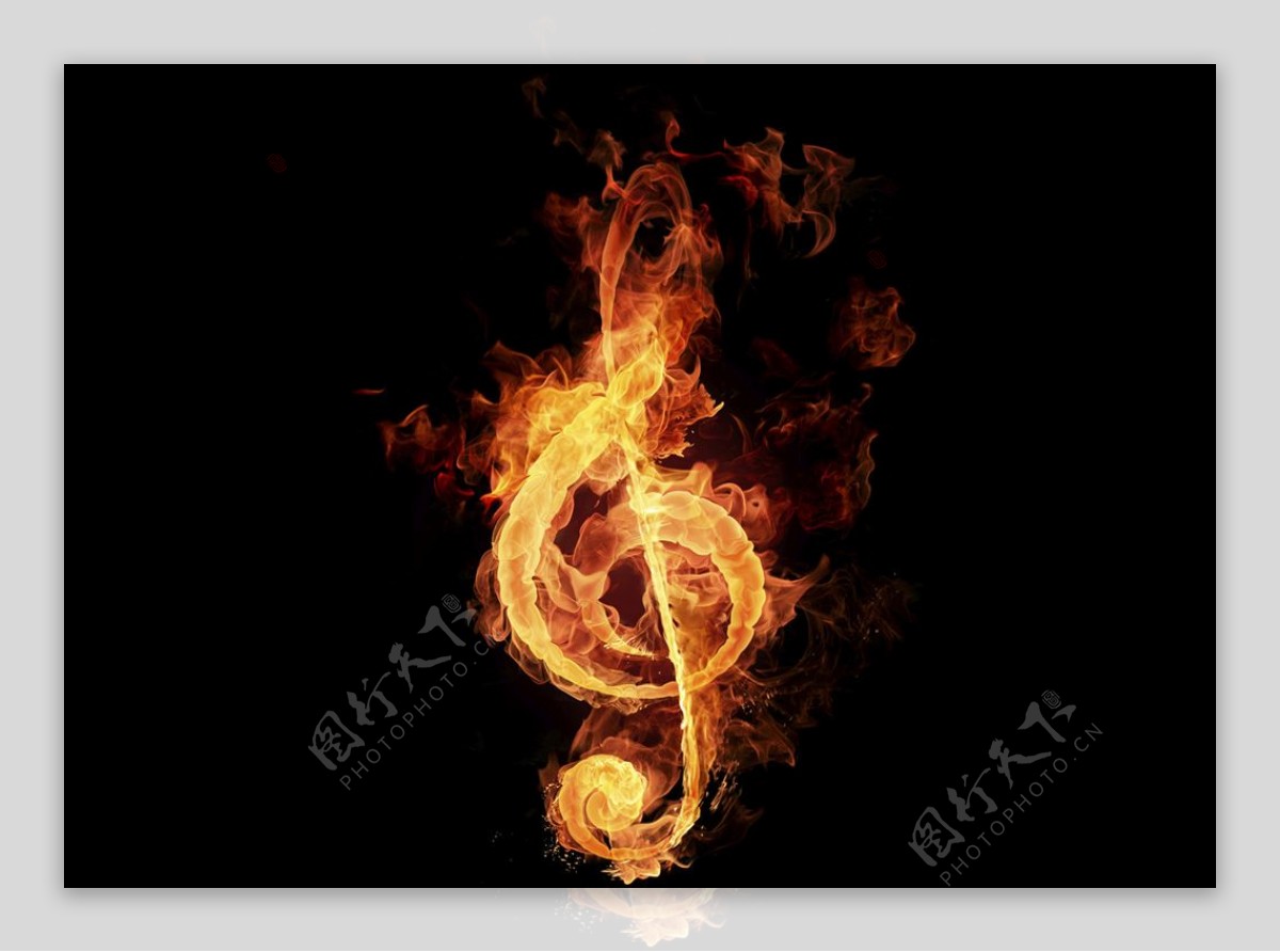 火焰音乐符号图片