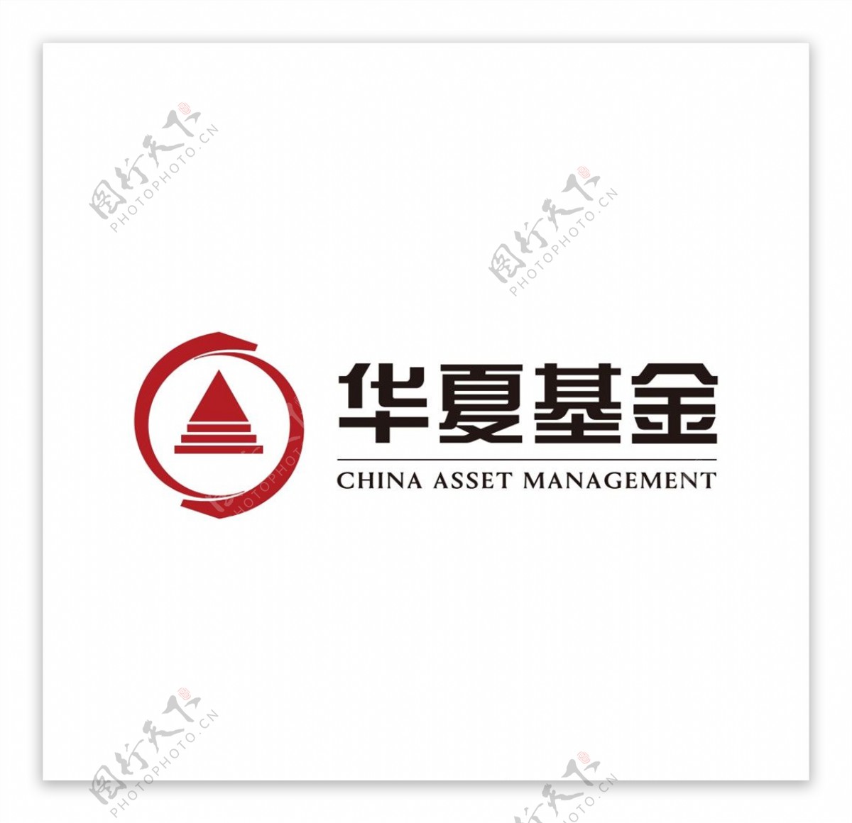 华夏基金logo矢量图片