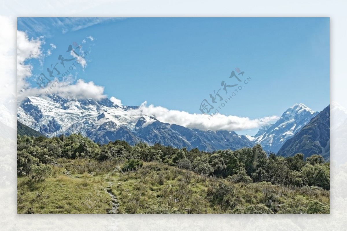 新西兰库克山图片