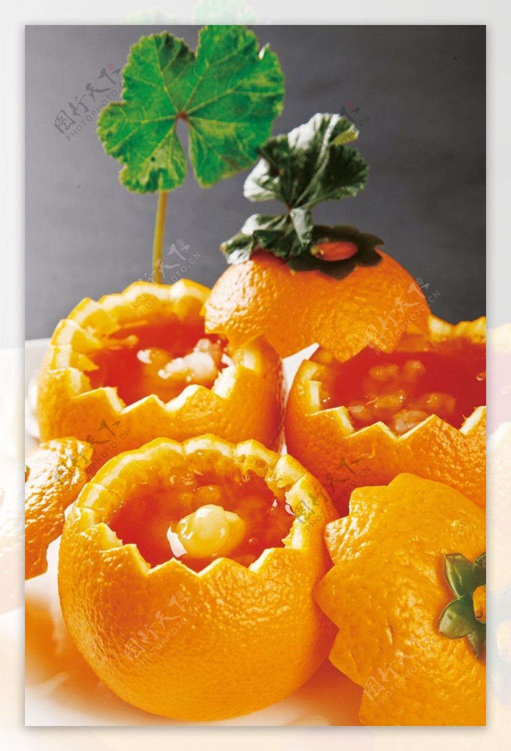 香橙炖雪蛤图片