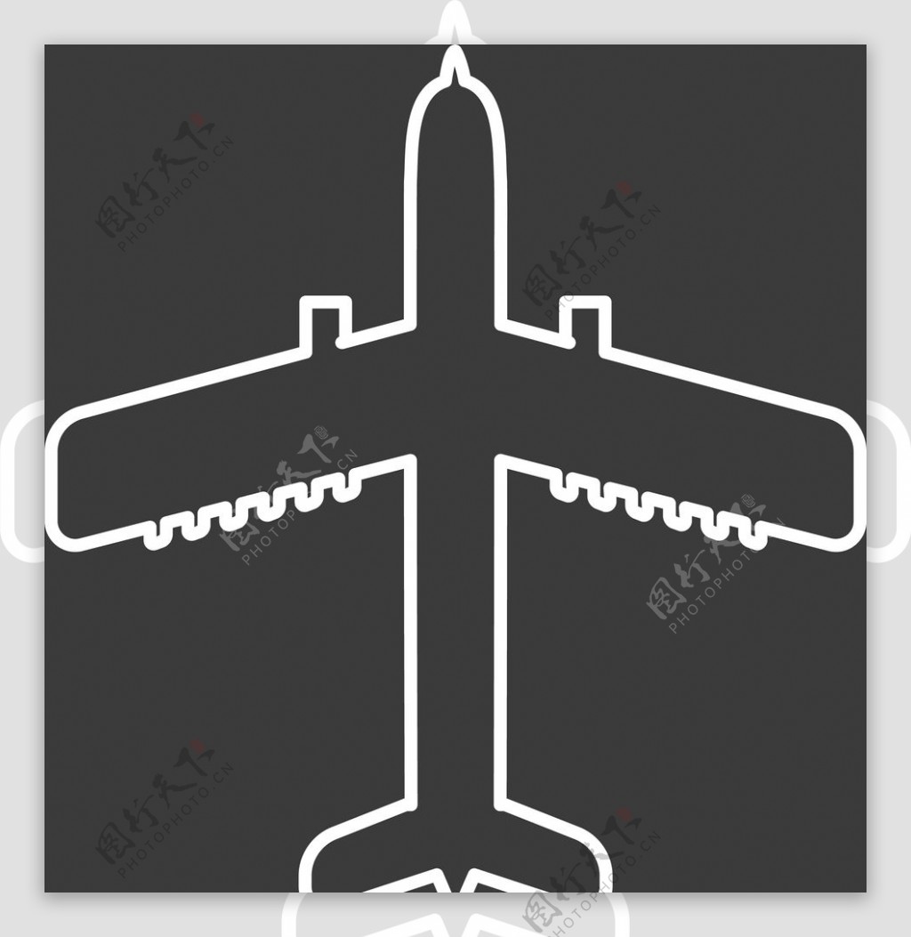 天空中的 飞机图片设计图__交通工具_现代科技_设计图库_昵图网nipic.com