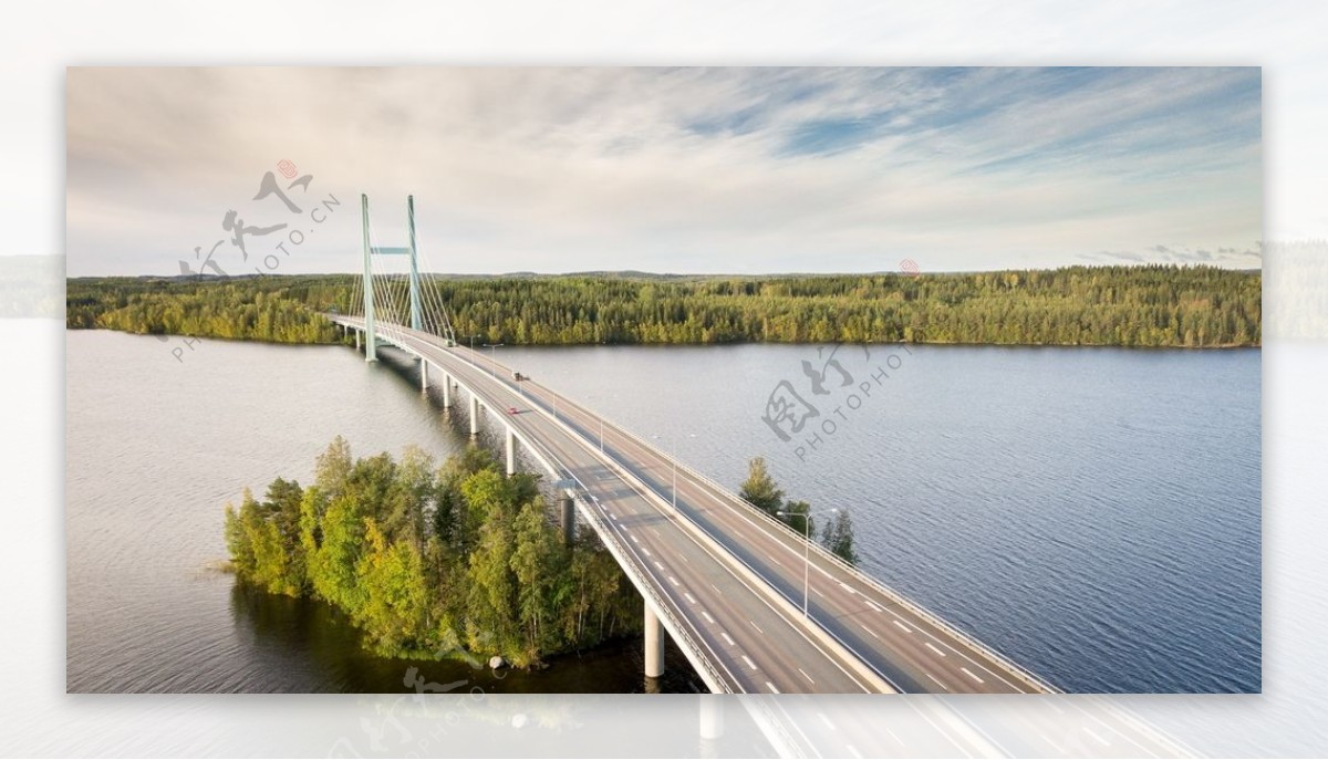 跨湖大桥风景图片