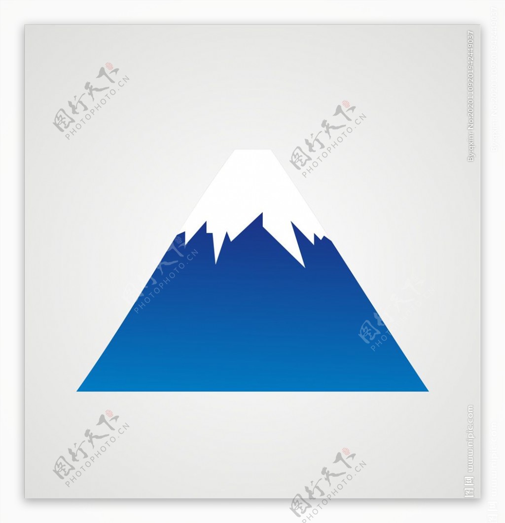 富士山矢量图片