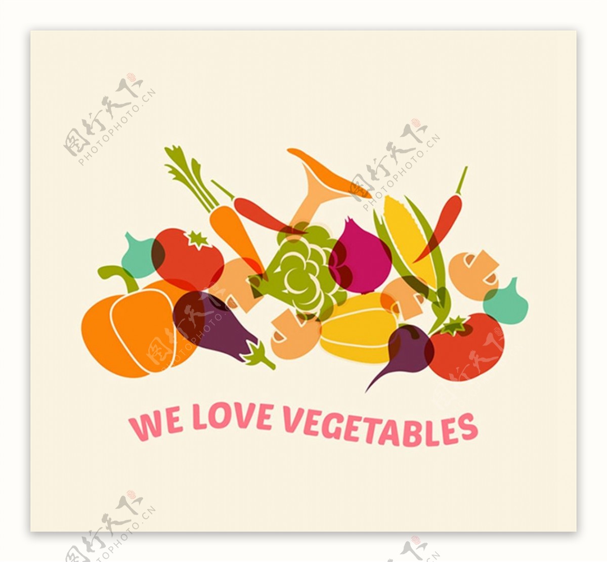 蔬菜矢量素材图片