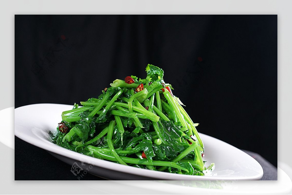 川菜炝炒白油菜图片