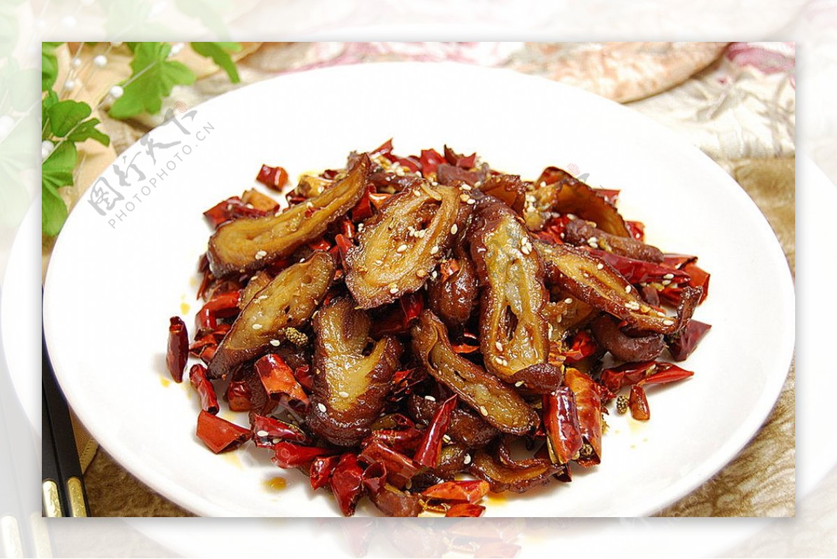 北京菜干煸肥肠图片