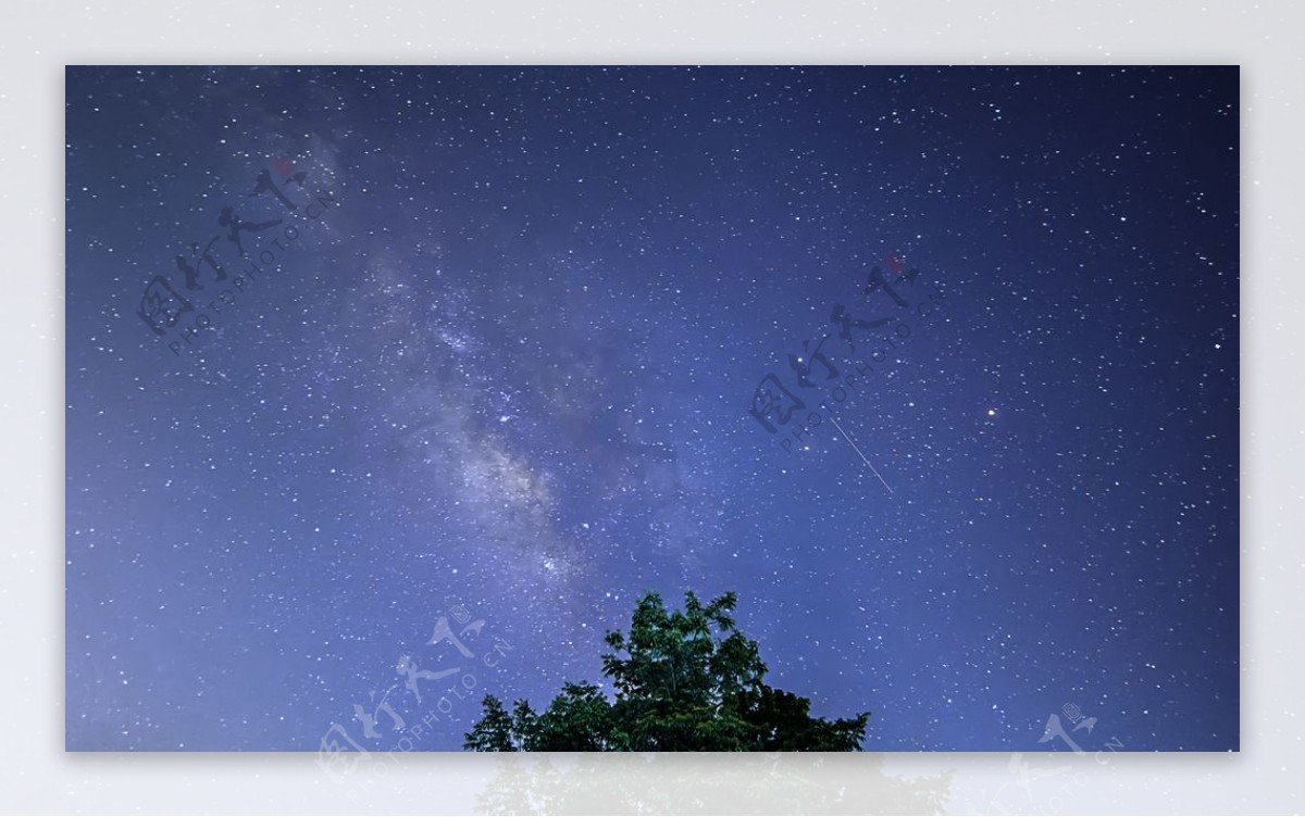 星空夜空旅游背景海报素材图片