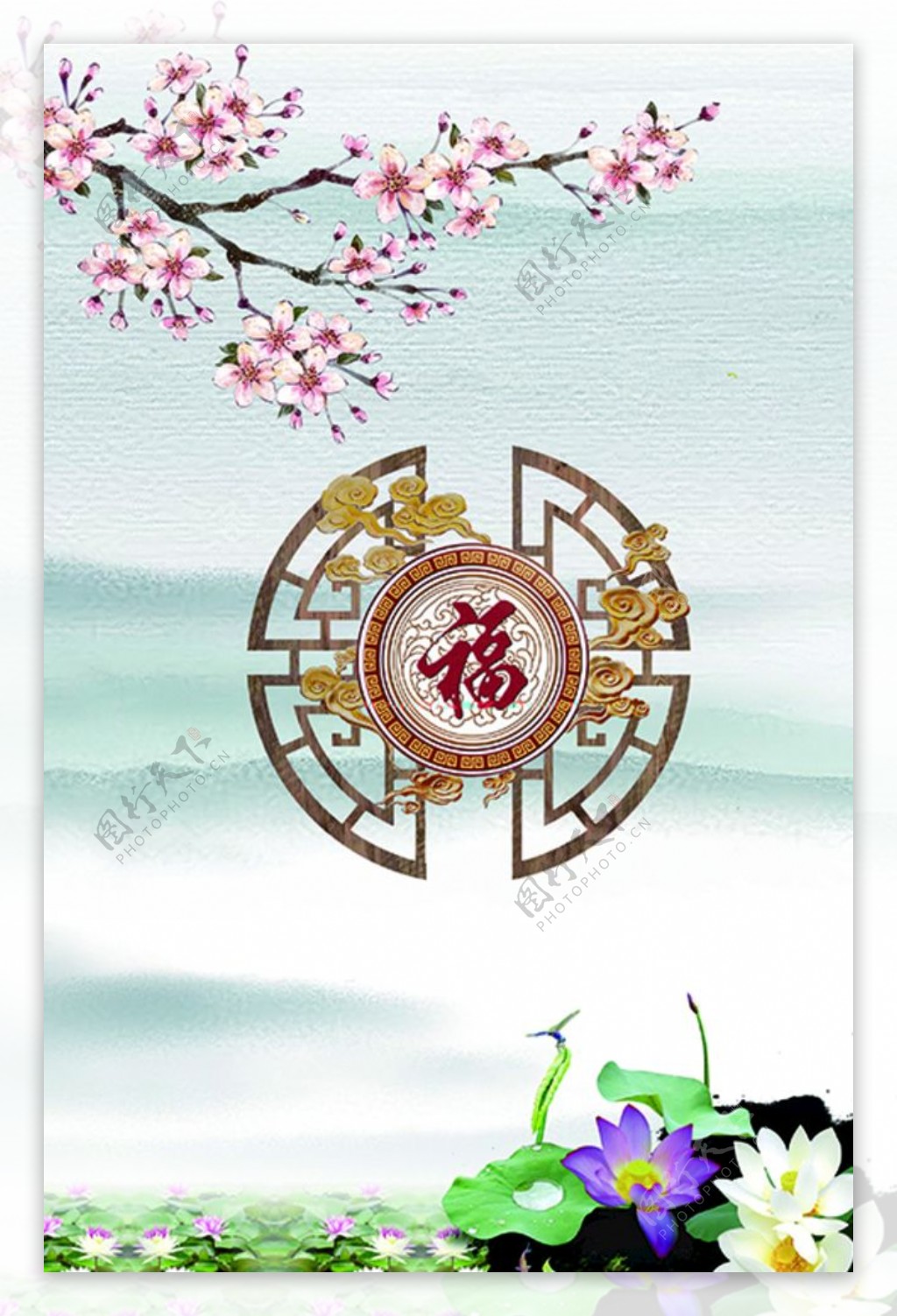 中式古典装饰画图片