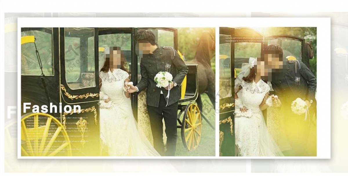 韩国风影楼婚相册模板之城堡图片
