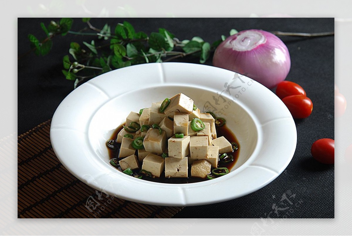 淮扬菜原味豆腐图片