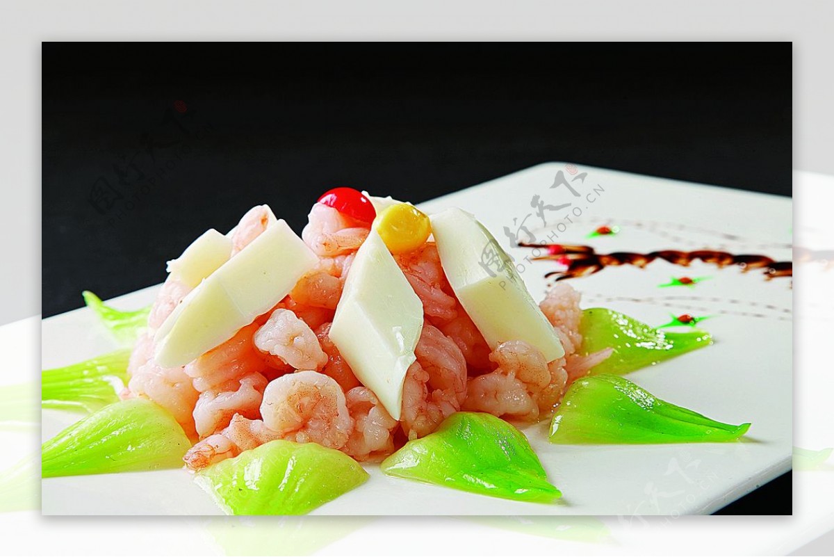 特色菜富贵水晶虾仁图片