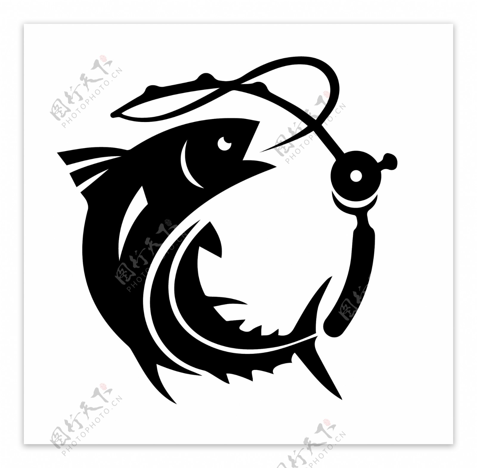 鱼竿钓鱼logo图标icon图片