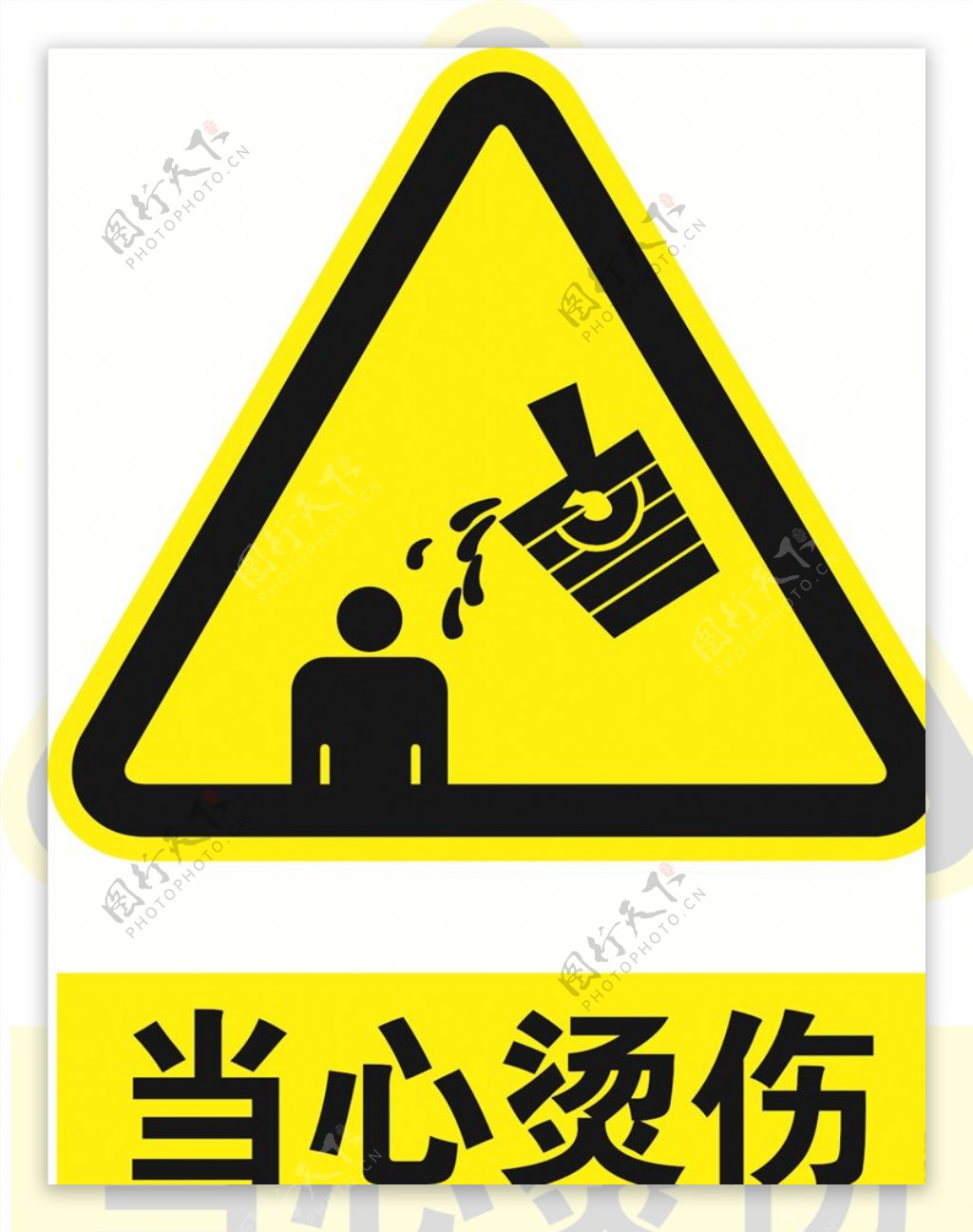 当心烫伤图片