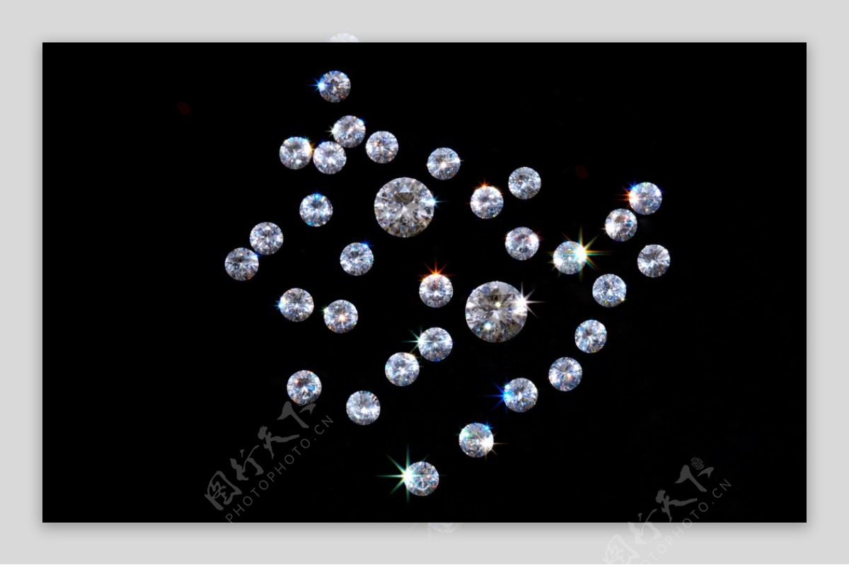 珠宝宝石钻石背景海报素材图片