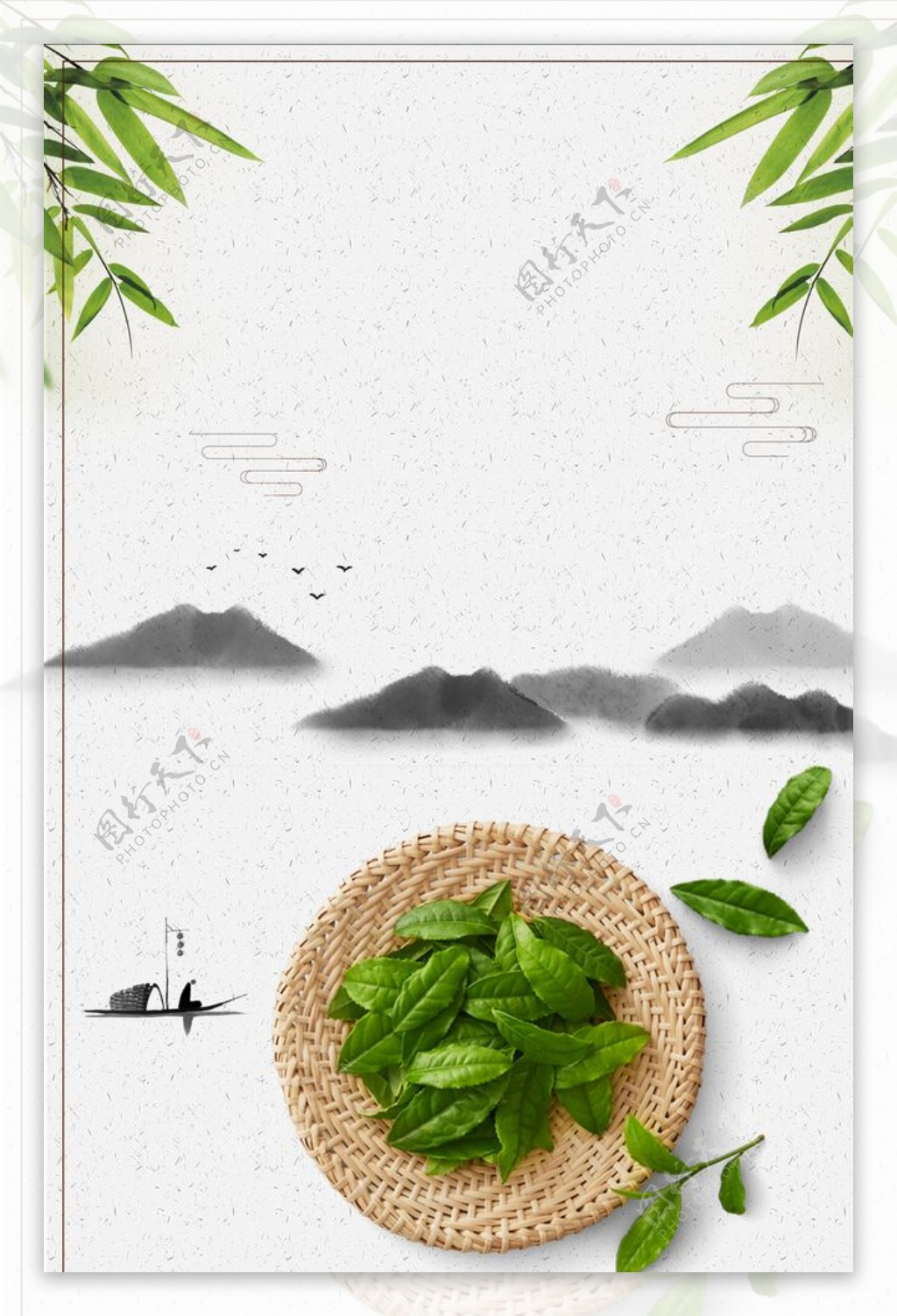 绿茶海报图片