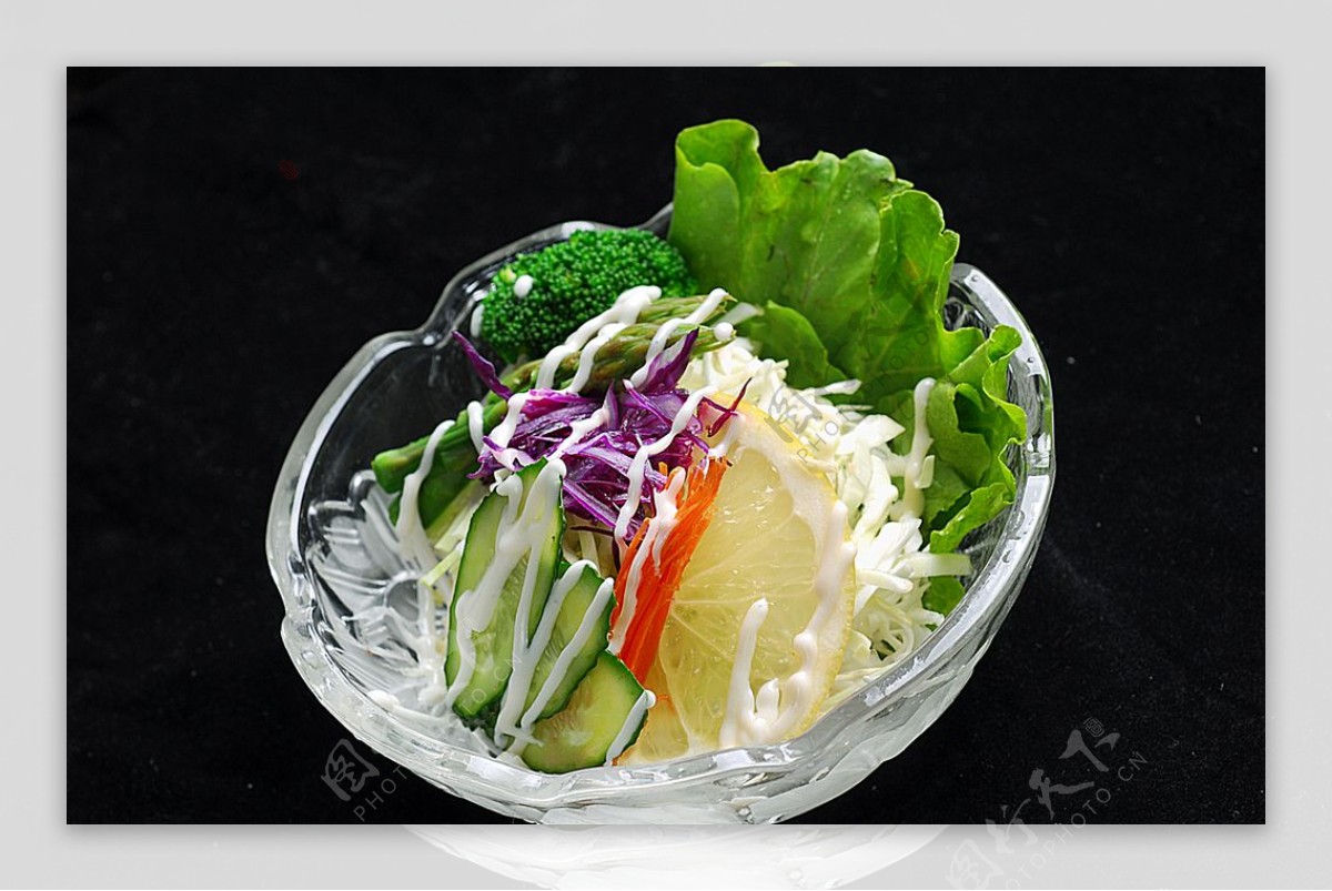 火锅配菜蔬菜色拉图片