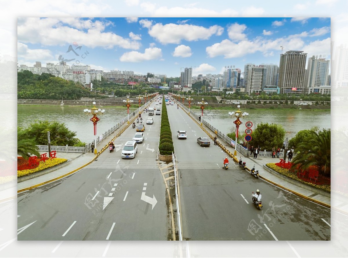 安康汉江一桥图片