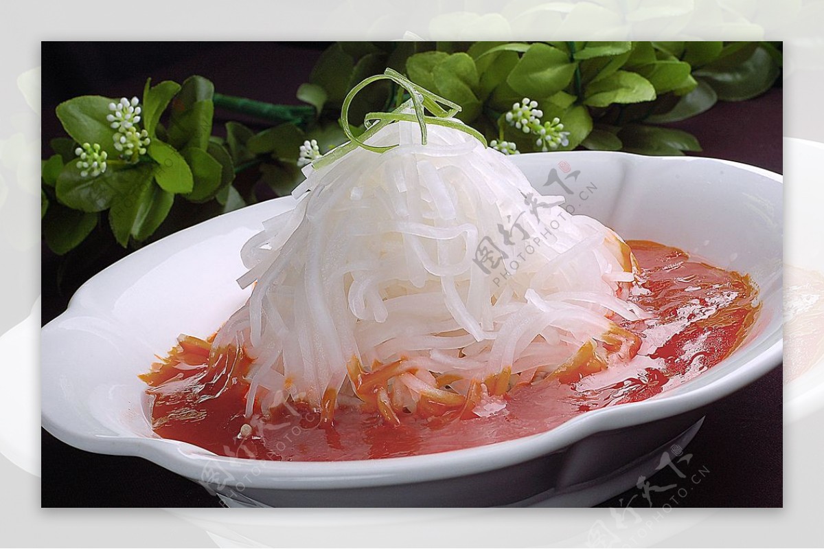 川菜鲍汁萝卜丝图片