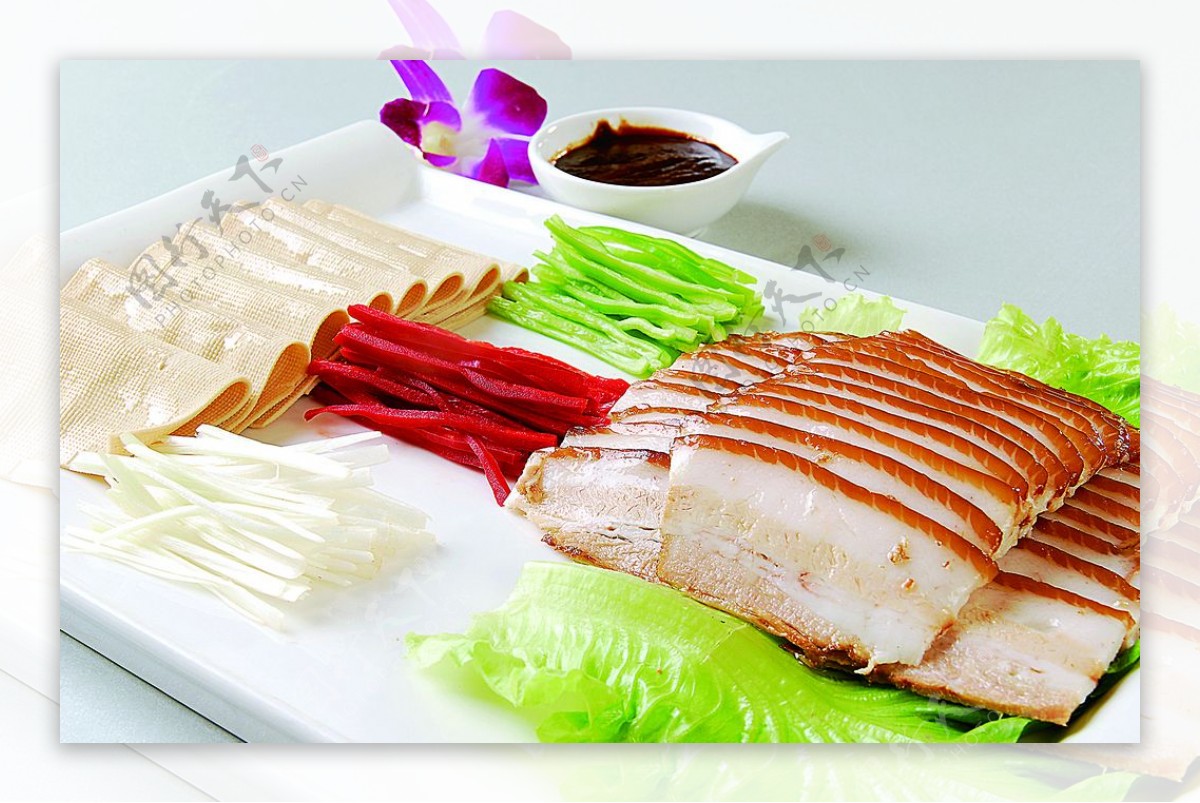 徽菜传统紫苏肉图片