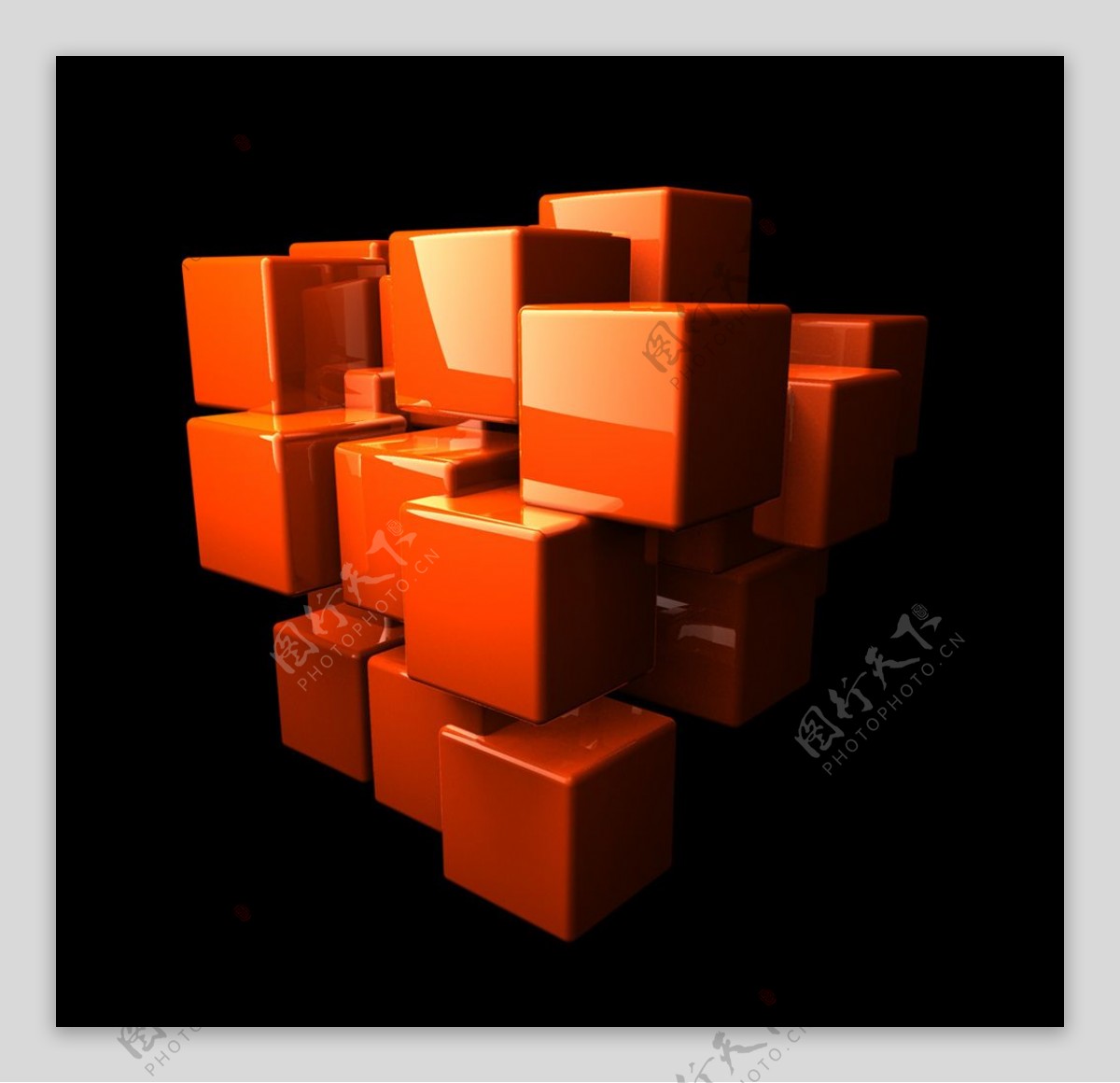 C4D模型魔方密室方块图片