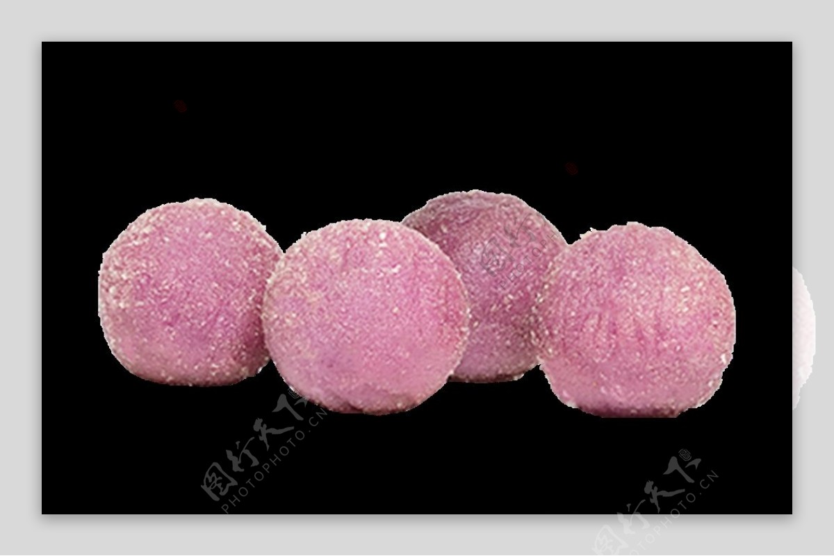 紫薯豌豆球图片