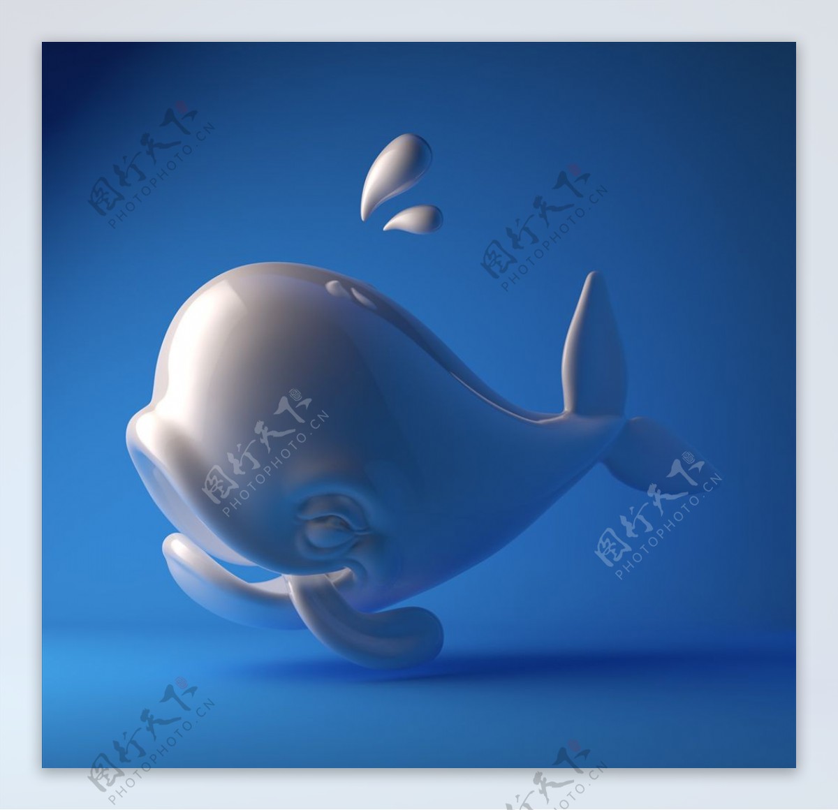C4D模型鲸鱼图片