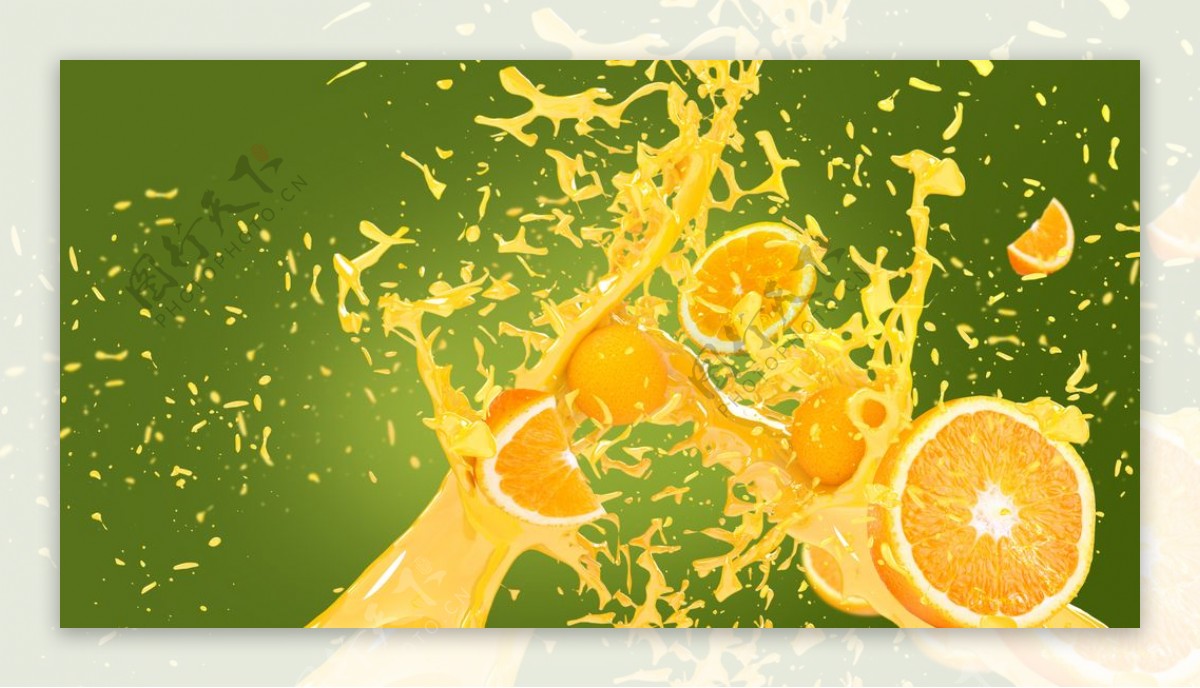 脐橙果汁图片