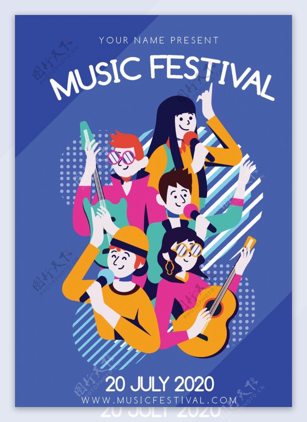 音乐节海报图片