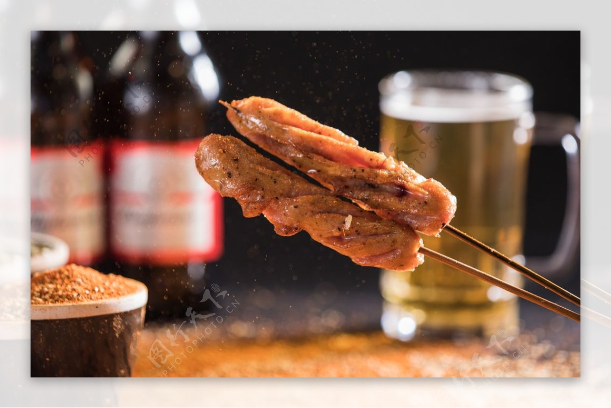 烧烤烤串肉串图片