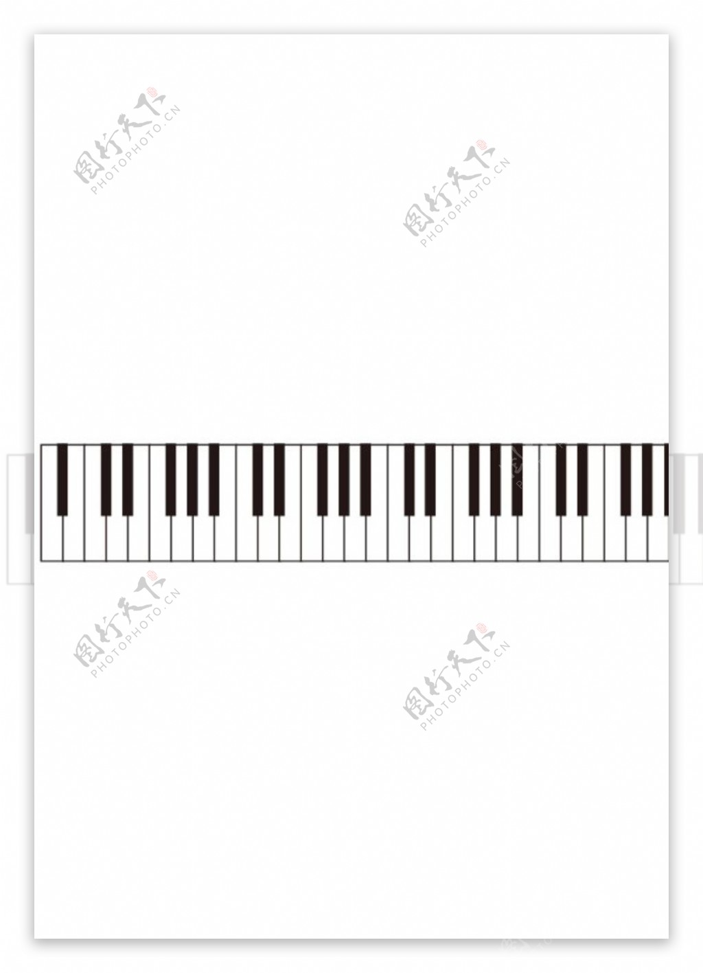钢琴键图片